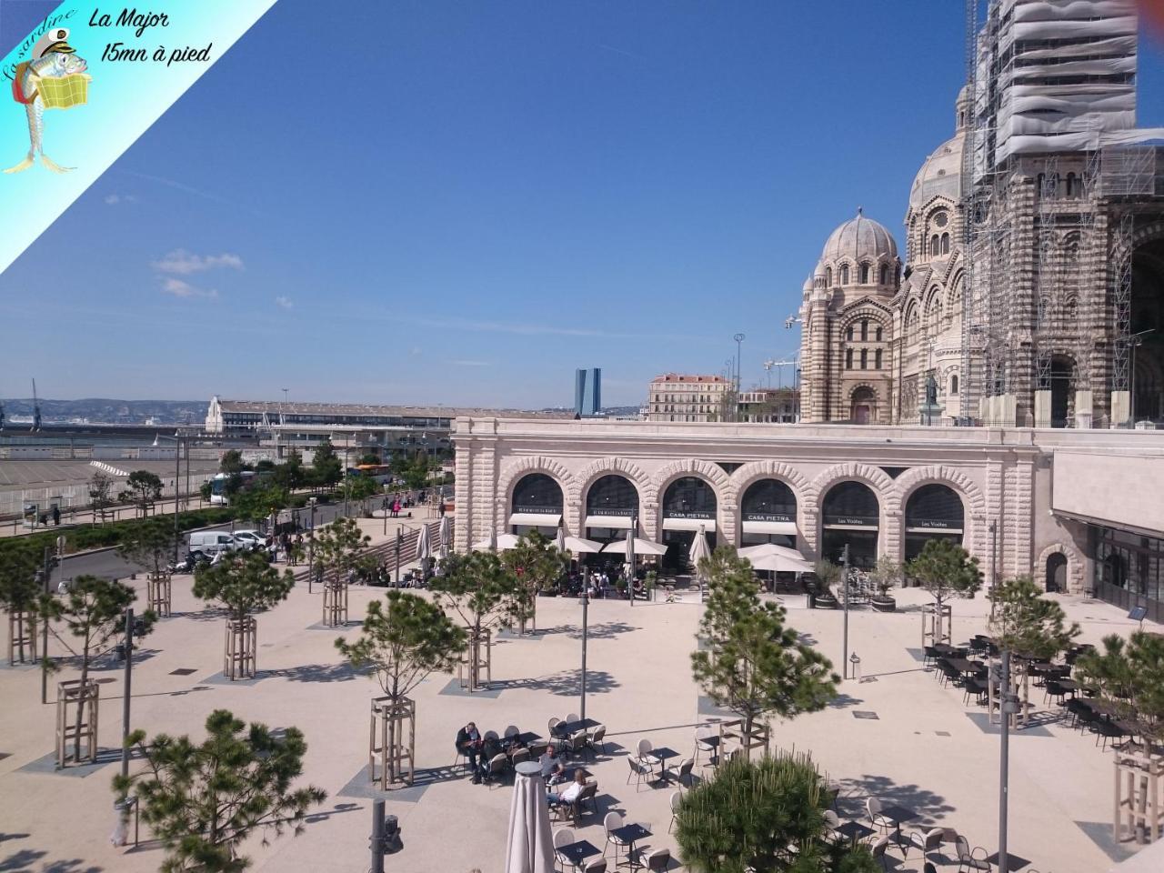 Les Marches De St Charles - 100M2 Leilighet Marseille Eksteriør bilde